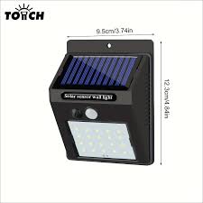 30 LED Motion Sensor Wall Solar Light Waterproof Security Lamp